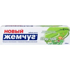Зубная паста НОВЫЙ ЖЕМЧУГ Семь трав, 100мл в магазинах Лента