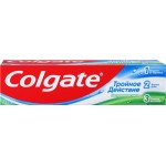 Зубная паста COLGATE Тройное действие Натуральная мята для защиты от кариеса, удаления потемнений с зубов и свежего дыхания, 50мл