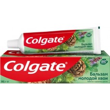 Зубная паста COLGATE Бальзам молодой хвои с натуральными ингредиентами для здоровья десен, защиты от кариеса и свежего дыхания, 100мл в магазинах Лента