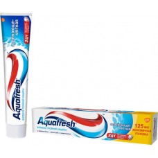 Зубная паста AQUAFRESH Формула тройной защиты освежающе-мятная, 125мл в магазинах Лента