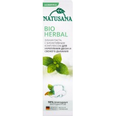 Зубная паста NATUSANA Bio herbal, 100мл в магазинах Лента
