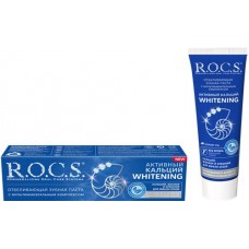 Зубная паста R.O.C.S. Активный кальций отбеливающая, 94г в магазинах Лента