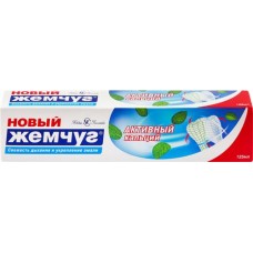 Зубная паста НОВЫЙ ЖЕМЧУГ с сильным ароматом мяты, 125мл в магазинах Лента