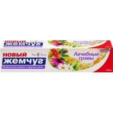 Зубная паста НОВЫЙ ЖЕМЧУГ Лечебные травы, 125мл в магазинах Лента