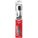 Зубная щетка COLGATE 360 Древесный уголь многофункциональная, черная, средней жесткости