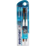 Зубная щетка EVERMEX Essential средняя жесткость, 2шт