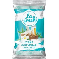 Губка для тела La Fresh фигурная массажная в ассортименте в магазинах Магнит