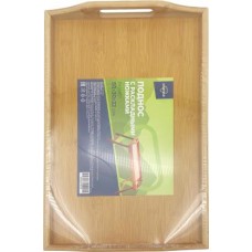 Поднос деревянный с раскладными ножками 50*30*22см в магазинах Магнит