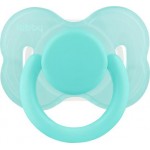 Пустышка Lubby круглый силиконовый сосок с колпачком 0+