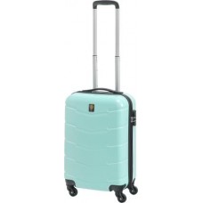 Чемодан Сан вояж мятный пластик размер S 42л в магазинах Магнит