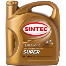 Масло полусинтетическое Sintec Super Api SG/CD 10W-40 4л в магазинах Магнит