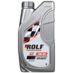 Масло синтетическое Rolf Gt Sae 5W-40 API SN/CF 1л Масло синтетическое Rolf Gt Sae 5W-40 API SN/CF 1л