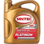 Масло синтетическое Sintec Platinum Api SL/CF 5W-30 4л Масло синтетическое Sintec Platinum Api SL/CF 5W-30 4л