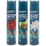 Освежитель воздуха Магнит Королева цветов/Лайм-корица/Летний дождь 300мл в ассортименте