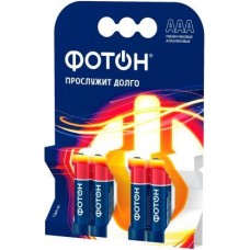 Батарейки Фотон алкалиновые AА 4шт в магазинах Магнит