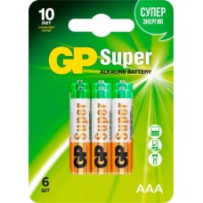 Батарейки GP Super AAA 6шт в магазинах Магнит