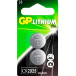Батарейки литиевые GP CR2025. 2шт