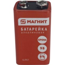Батарейки Магнит алкалиновые крона 9В в магазинах Магнит
