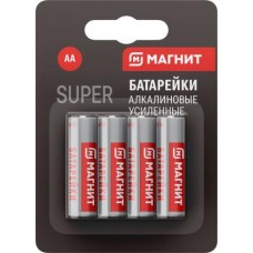 Батарейки Магнит супер алкалиновые АА 4шт в магазинах Магнит