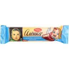 Батончик Аленка молочно-злаковая начинка 45г в магазинах Магнит