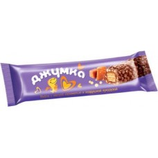 Батончик Джумка вафельный мягкая карамель воздушная кукуруза 37г в магазинах Магнит