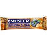 Батончик мюсли Musler Черника и Мед 30г Батончик мюсли Musler Черника и Мед 30г
