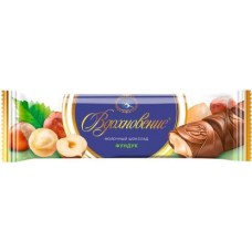 Шоколад Вдохновение с начинкой фундук в шоколадной глазури 40г в магазинах Магнит