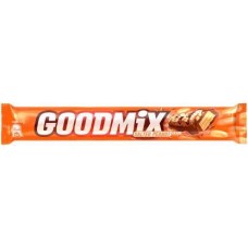 Шоколадный батончик Goodmix с соленым арахисом в хрустящей вафле 46г в магазинах Магнит