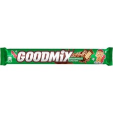 Шоколадный батончик Goodmix со вкусом имбиря в вафле 46г в магазинах Магнит