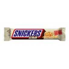 Шоколадный батончик Snickers Белый 2шт*40.5г в магазинах Магнит