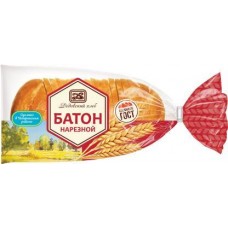 Батон Дедовский хлеб Нарезной нарезка 400г в магазинах Магнит