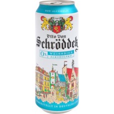 Пиво Otto Von Schroedder Weissbier нефильтрованное безалкогольное 0.4% 500мл в магазинах Магнит Пиво Otto Von Schroedder Weissbier нефильтрованное безалкогольное 0.4% 500мл в магазинах Магнит
