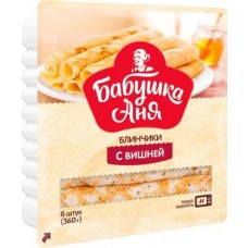 Блинчики Бабушка Аня с вишней 360г в магазинах Магнит