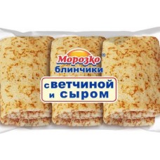 Блинчики Морозко с ветчиной и сыром 210г в магазинах Магнит