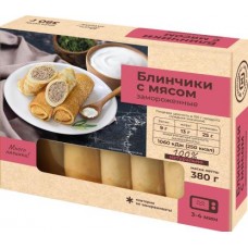 Блинчики с мясом Чистый состав 380г в магазинах Магнит