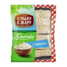 Блинчики С пылу с жару с творогом 360г в магазинах Магнит