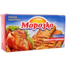 Блины Морозко с мясом курицы 420г в магазинах Магнит