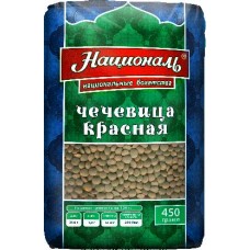 Чечевица Националь Красная 450г