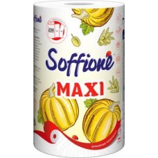 Бумажные полотенца Soffione Maxi 2 слоя 1 рулон в магазинах Магнит