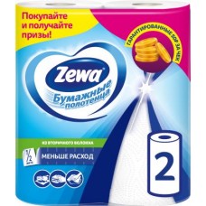Бумажные полотенца Zewa белые 2 слоя 2 рулона в магазинах Магнит