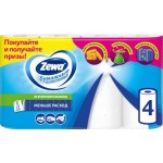 Бумажные полотенца Zewa белые 2 слоя 4 рулона