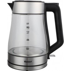 Чайник стеклянный Wellfort KEG8060 2200ВТ 1.7л в магазинах Магнит