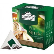 Чай черный Ahmad Tea Грушевый штрудель 20пир 36г в магазинах Магнит