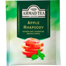 Чай черный Ahmad Tea яблоко мята 25пак 37.5г в магазинах Магнит