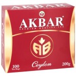 Чай черный Akbar Ceylon 100 пак