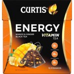Чай черный Curtis Energy ароматизированный среднелистовой 15пир 25.5г Чай черный Curtis Energy ароматизированный среднелистовой 15пир 25.5г