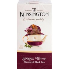 Чай черный Kensington Spring thyme чабрец 25пак 50г в магазинах Магнит Чай черный Kensington Spring thyme чабрец 25пак 50г в магазинах Магнит
