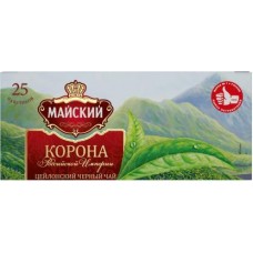 Чай черный Корона Российской Империи 25пак 50г в магазинах Магнит
