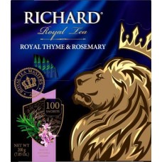 Чай черный Richard Royal Thyme Чабрец розмарин 100пак в магазинах Магнит