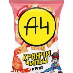Чипсы А4 Кранчи вкус краба 80г